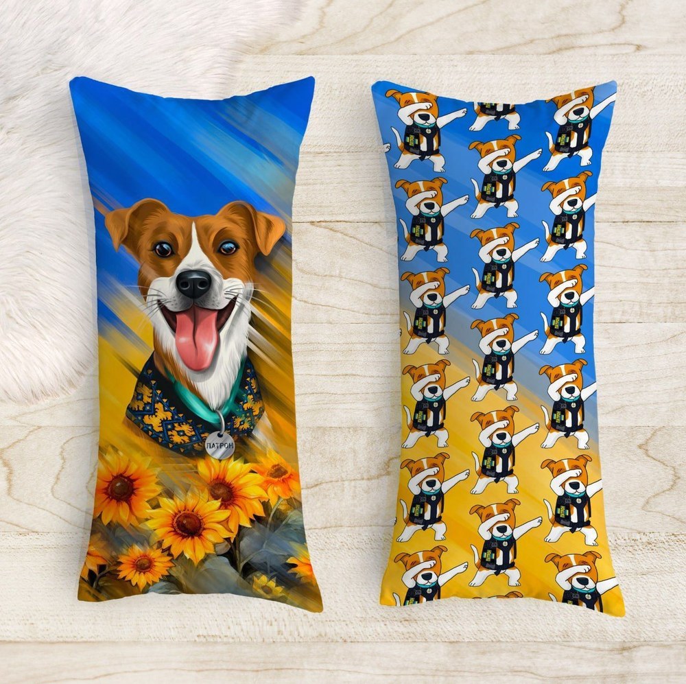 Дитяча подушка-обіймашка «Пес Патрон», 40×100 см